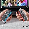 PAWDIARY Clear Switch 2 Controller Case Cover, Handheld Left and Right Controller Switch 2 Grip Skin Softshell with Comfort Ergonomic, Transparent Diamond Design Handle Protector