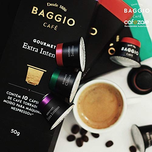 60 Cápsulas Para Cafeteira Nespresso – Baggio Café Gourmet – 6 caixas