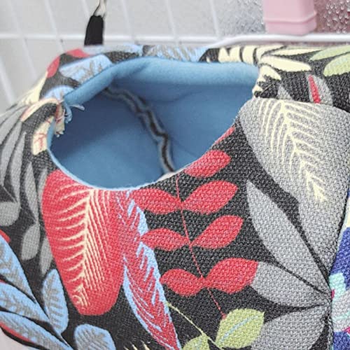 Hamster House Hamster Porcos da Guiné Almofada para dormir Casa Permeável Ar Respirável Preto