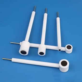 L-Shaped Glassy Carbon Electrode, Straight Glassy Carbon Electrode, Electrochemical Working Electrode 3/4/5/6/8/10mm Option Straight-Shape 3mm