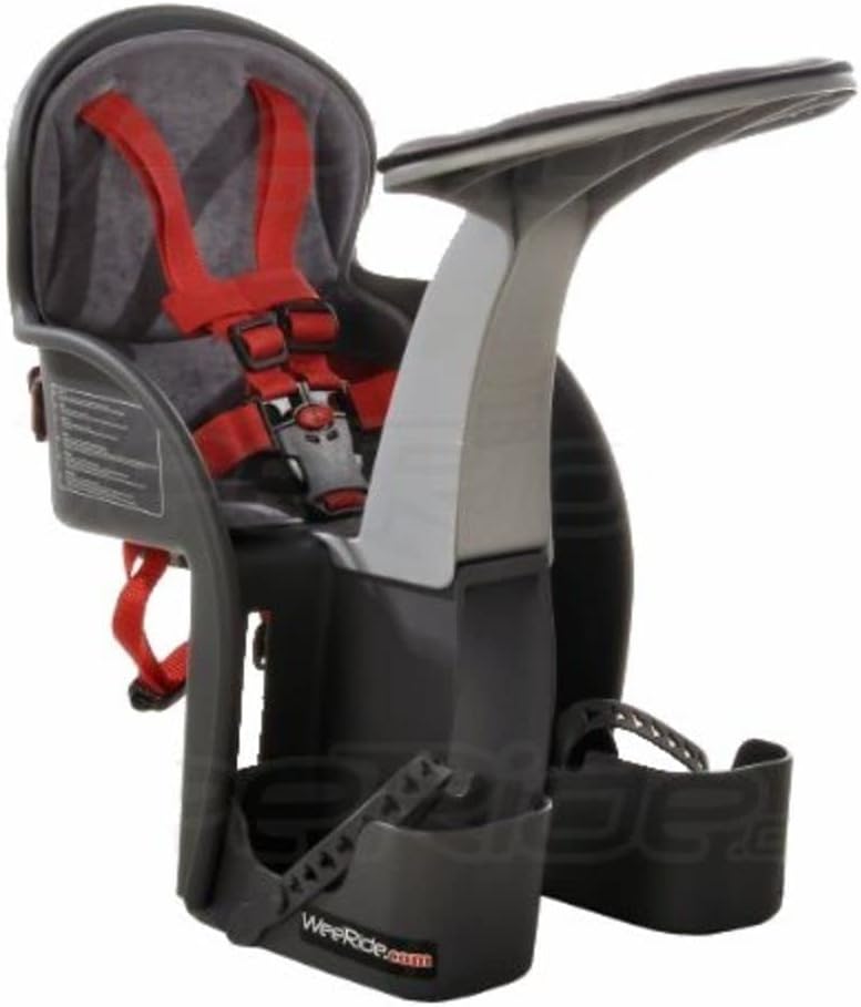 WeeRide Safe Front Mounted Children's Bike Seat - Grey