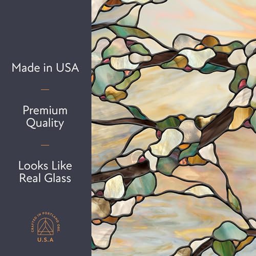Artscape Sunset | Privacy Window Film with Vibrant Colored Pattern | Non-Adhesive & UV Protection | Easy to Apply & Removable | 24 x 36 Inches | Made in USA - Thumbnail 5