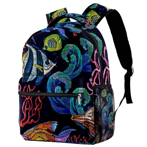 Sac de voyage décontracté et scolaire à motif corail pour vos weekends