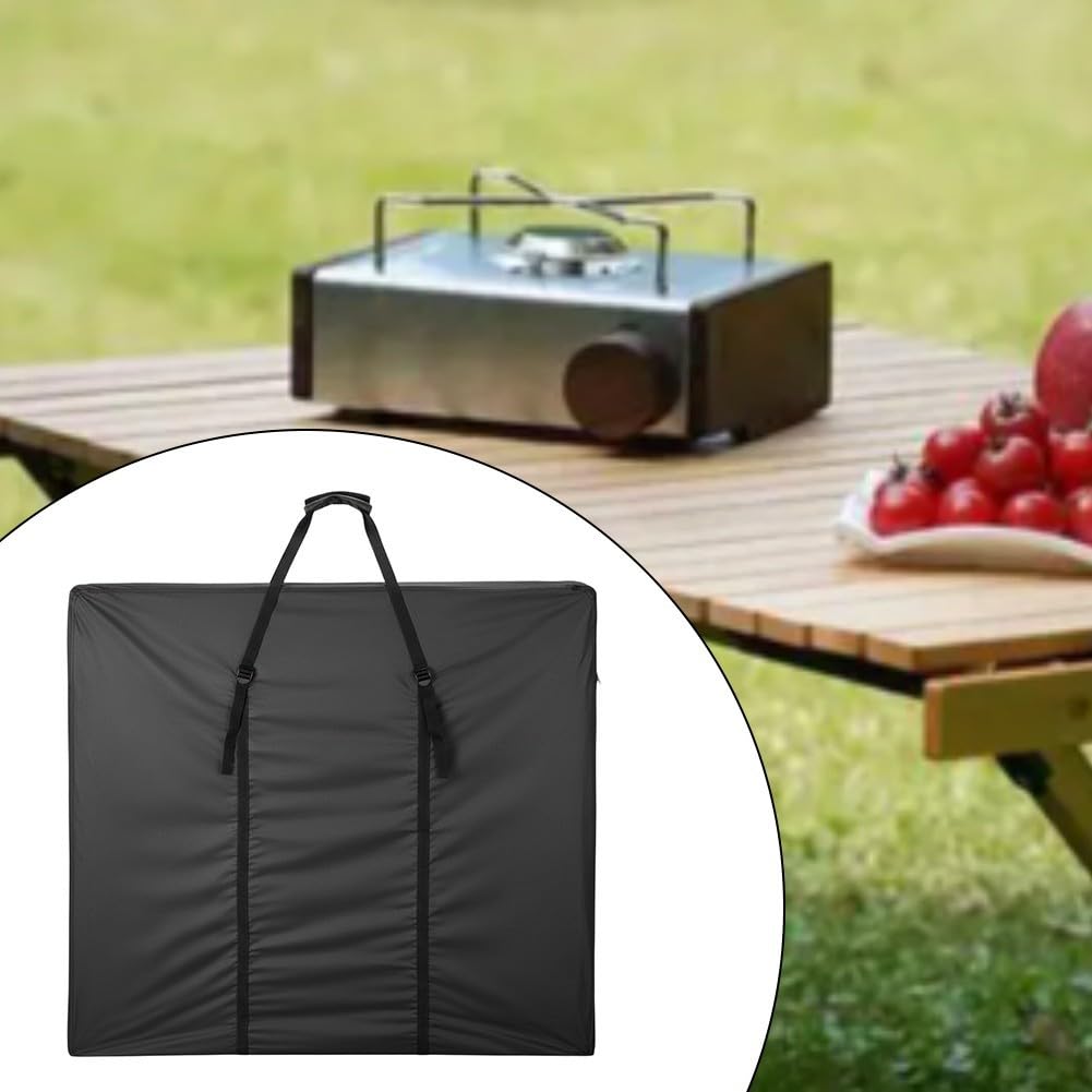 Bolsa de almacenamiento plegable de tela Oxford impermeable 210D 420D 600D, 110 x 21 x 110 cm, bolsa de transporte grande para mesas plegables, cubierta de mesas de picnic con correa para