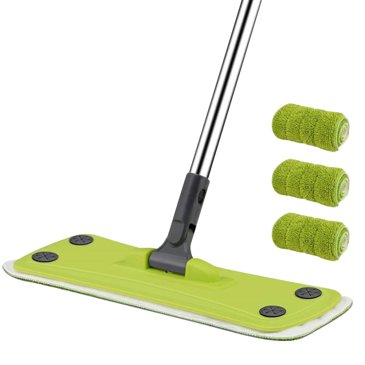 Balai de nettoyage microfibre rotatif 360 pour sols en bois