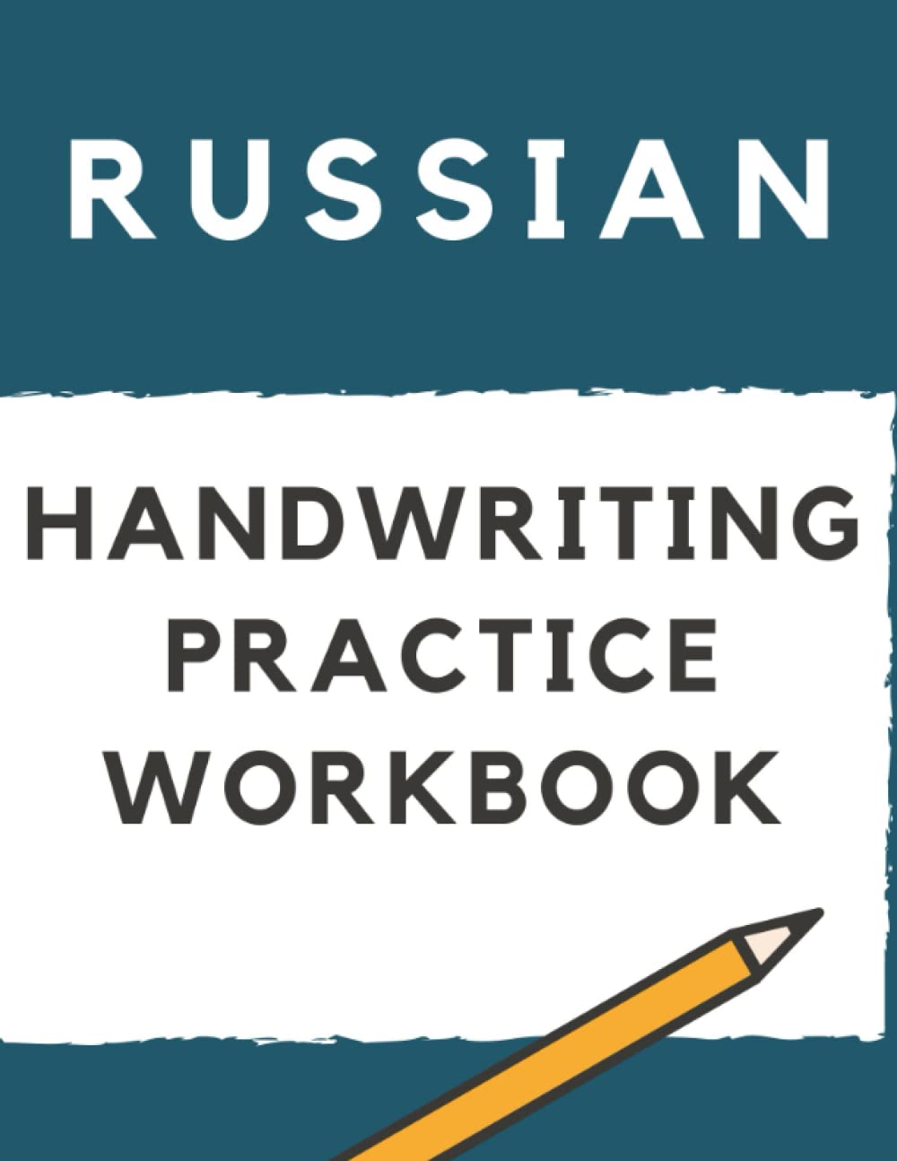 Russian Handwriting Practice Workbook Practice Writing Cyrillic Letters ...