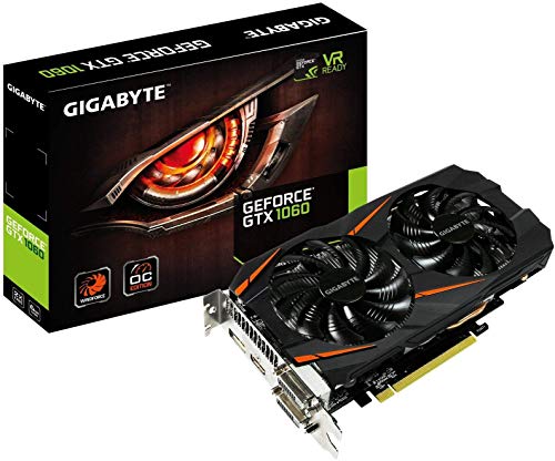 Gigabyte GeForce GTX 1060 WINDFORCE OC 6G (GV-N1060WF2OC-6GD) (Renewed)