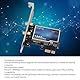 Fyearfly PCIE Netzwerkkarte Bluetooth 5.3 AX1800 Dual Band PCIE WLAN Adapter 1800Mbps WLAN WiFi 6 Karte 2.4Ghz/5Ghz Antenne für Desktop PC
