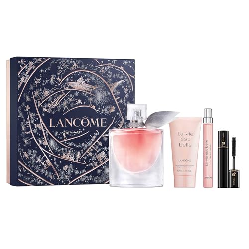 El Mejor Listado de Perfume La Vida Es Bella Sam's los 10 mejores. 42 Lancôme La Vie Est Belle, Set De Regalo, Perfume para mujer, Eau de Parfum 100 ml + Loción Corporal 50 ml + Eau de Parfum 10 ml + Hypnôse Mini Mascara 2 ml, Set de Edición...