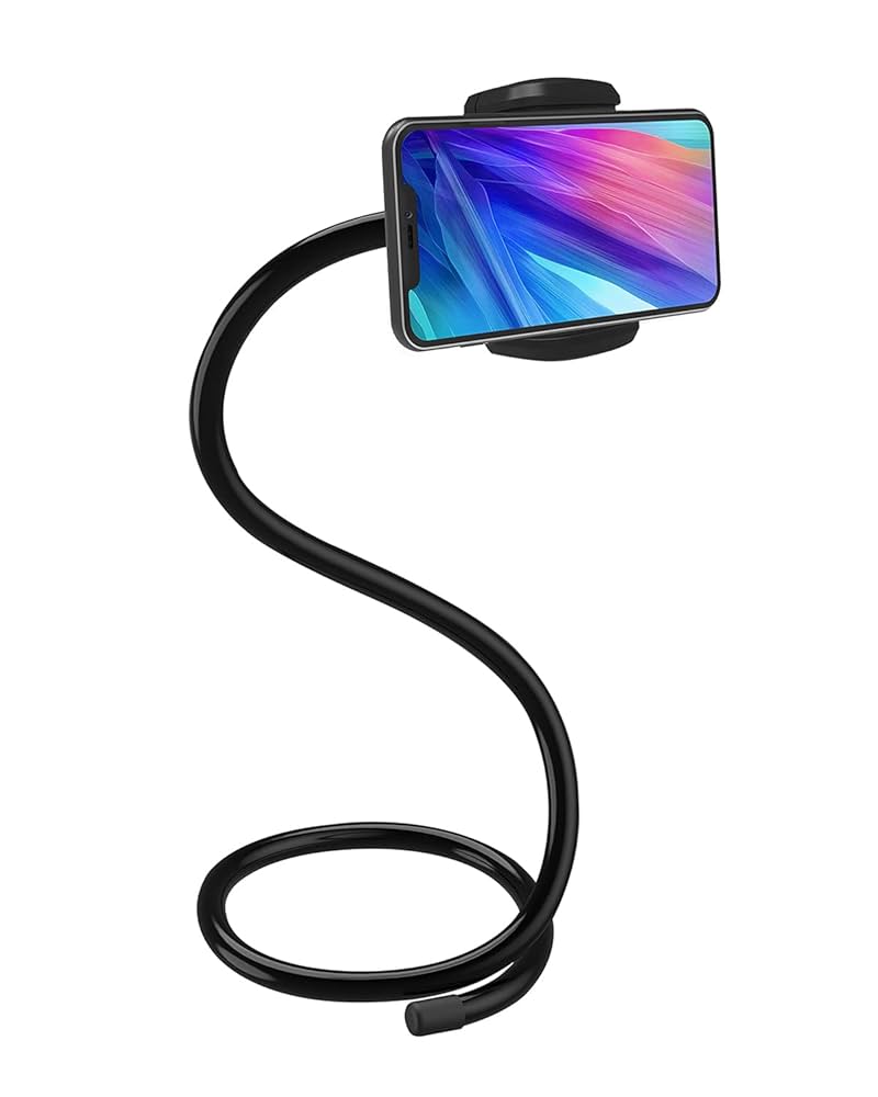 Amazon.co.jp: SnakeHolder スマホホルダー 自立する万能スマホ