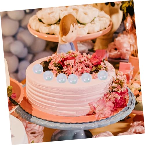 BCOATH 30 Pçs Sinfonia Bola Transparente Cozimento Topper Bola Decorações De Bolo Toppers Decorativo