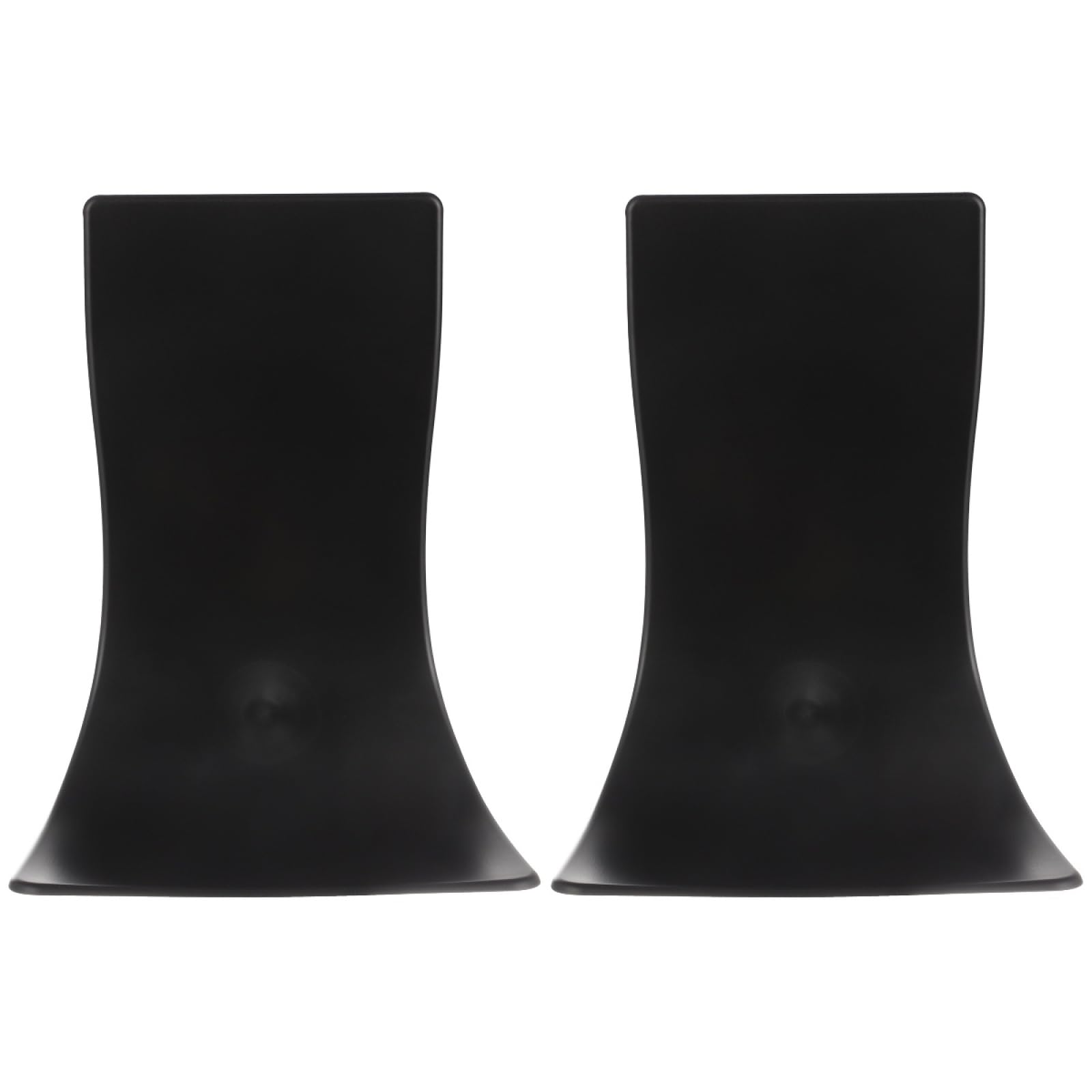 2Pcs Black Plastic Dispenser Drip Tray, Wall-Mounted Holder for Bathroom and Kitchen, Universal Size Catch Tray for Liquid and Foaming, Easy to