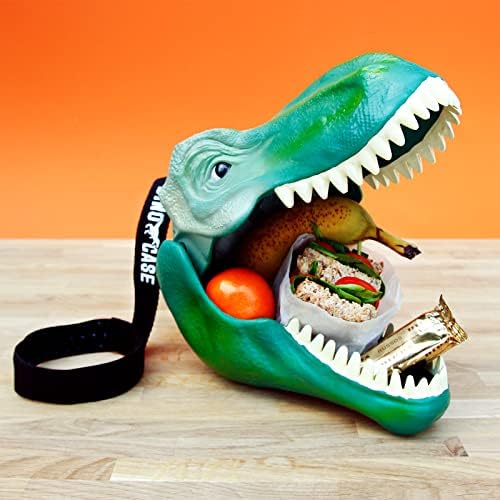 Suck UK | Dinosaur Lunch Box | Kids Lunch Box | Toy Storage & Bedroom Accessories for Boys & Girls | Novelty Snack Boxes For Kids Or Toddler Lunch Box | Lunch Bag & Food Containers For School | Green