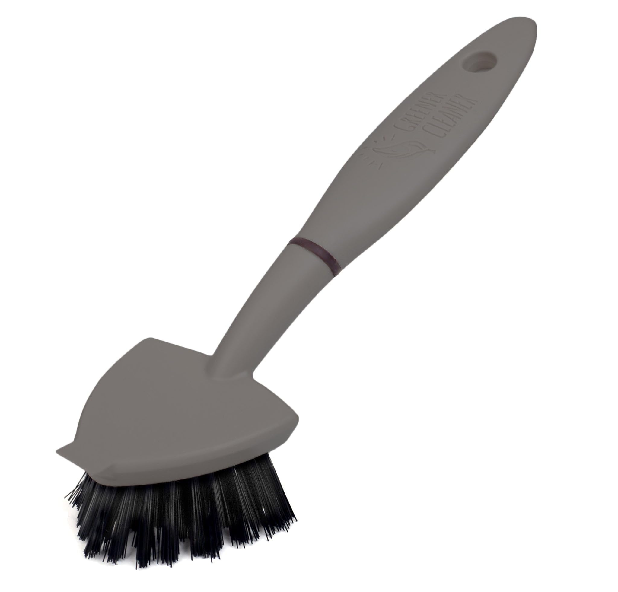 100% Recycled Plastic Pot and Pan Brush, Slate Grey