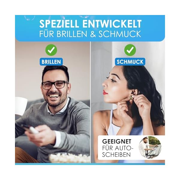 [NEU 2024] FreeClean - Bio Ultraschallreiniger Konzentrat [Extra Stark] - Reinigungsflüssigkeit für Ultraschallgeräte, Schmuck & Brillenreinigung - Made in DE – Bild 4