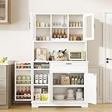Shintenchi Kitchen Pantry Storage Cabinet, Freestanding...