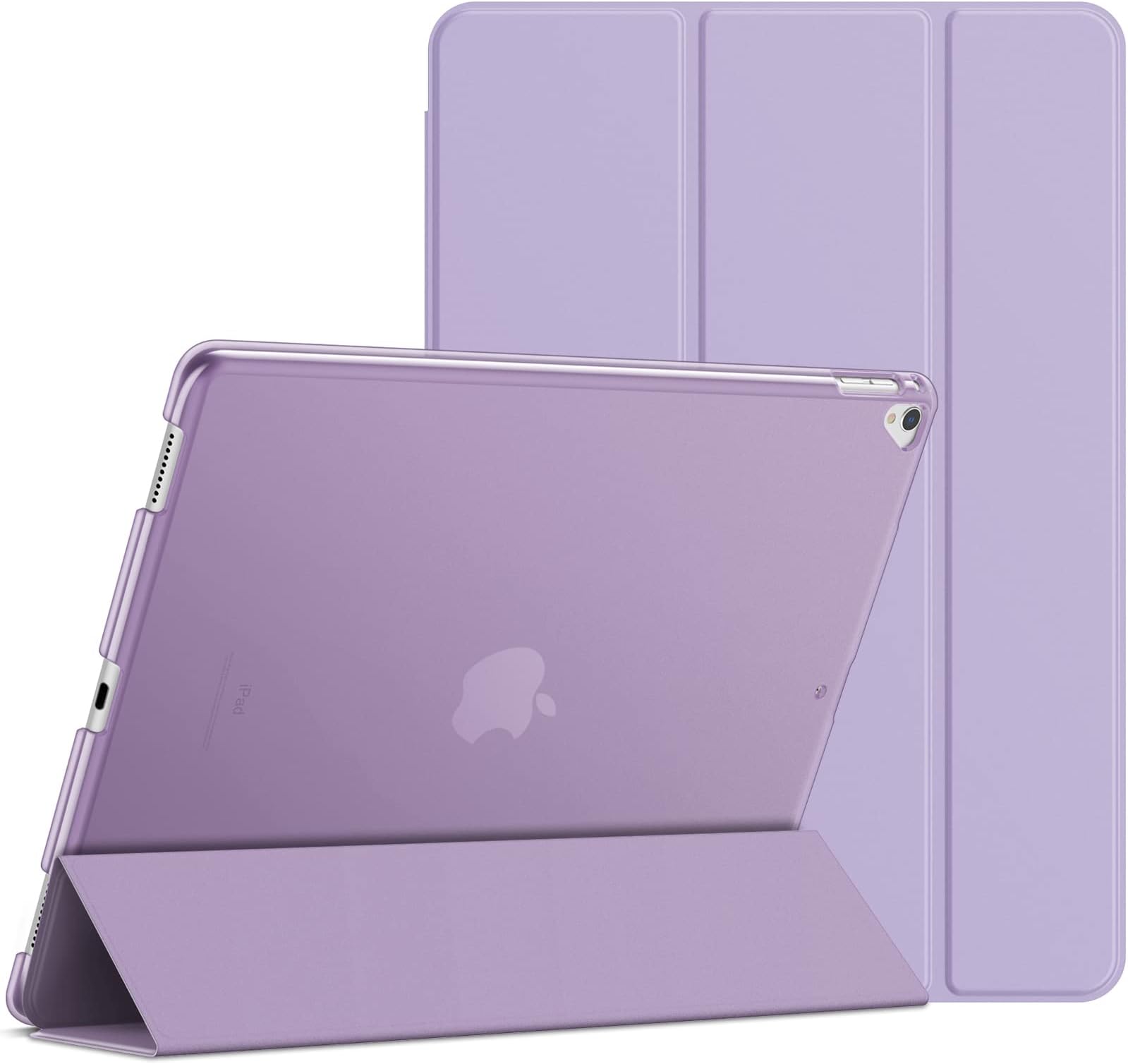 JETech Case for iPad Pro 12.9 Inch (1st and 2nd Generation, 2015 and 2017 Model), Auto Wake/Sleep (Light Purple)