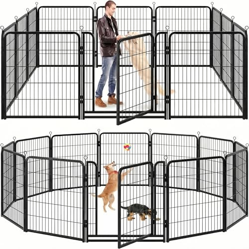 Kfvigoho Dog Playpen Outdoor Extra Wide 12 Piece Panels...