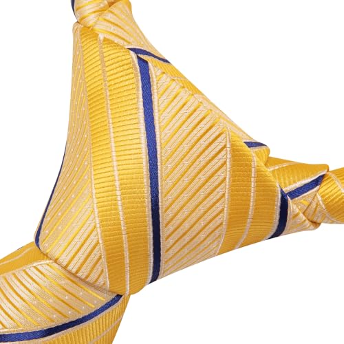 Image of Hi-Tie Mens 70inches Tie Set Extra Long Necktie for Men Cufflinks Handkerchief Big Tall Men Business Wedding