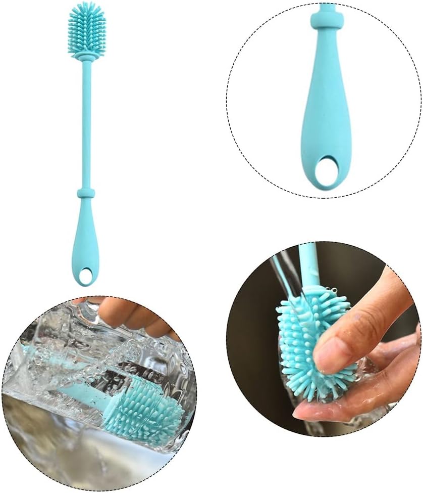 Brush Baby Soft Silicone Newborn Suspension 360 Long Handle Household Cup Kids Cleaning Brushs