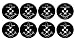 Navy Pea Coat Buttons- Set of 8 Large Buttons