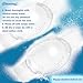 2 Pcs Eye Shield,Self Adhesive Clear Eye Patch Eye Shield After Cataract Surgery Breathable and Comfortable Eye Protection (Clear White)