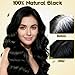 Black Hair Dye Shampoo 3 in 1 for Gray Hair, Herbal Ingredients Natural Color Shampoo Hair Dye for Women Men