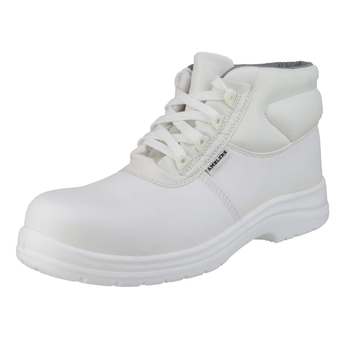 Chaussure de sécurité blanche imperméable Amblers Safety pour labo