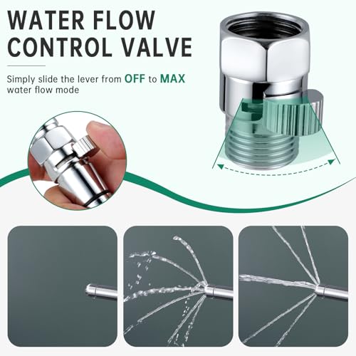 Image of Lightweight Shower Enema Kit, Travel Shower Douche Nozzle Cleansing System with Water Control Valve for Men and Women Portable Cleaning