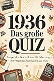 1936 – Das große Quiz: Das perfekte Geschenk zum 90. Geburtstag – mit Fragen & Erinnerungen aus 1936