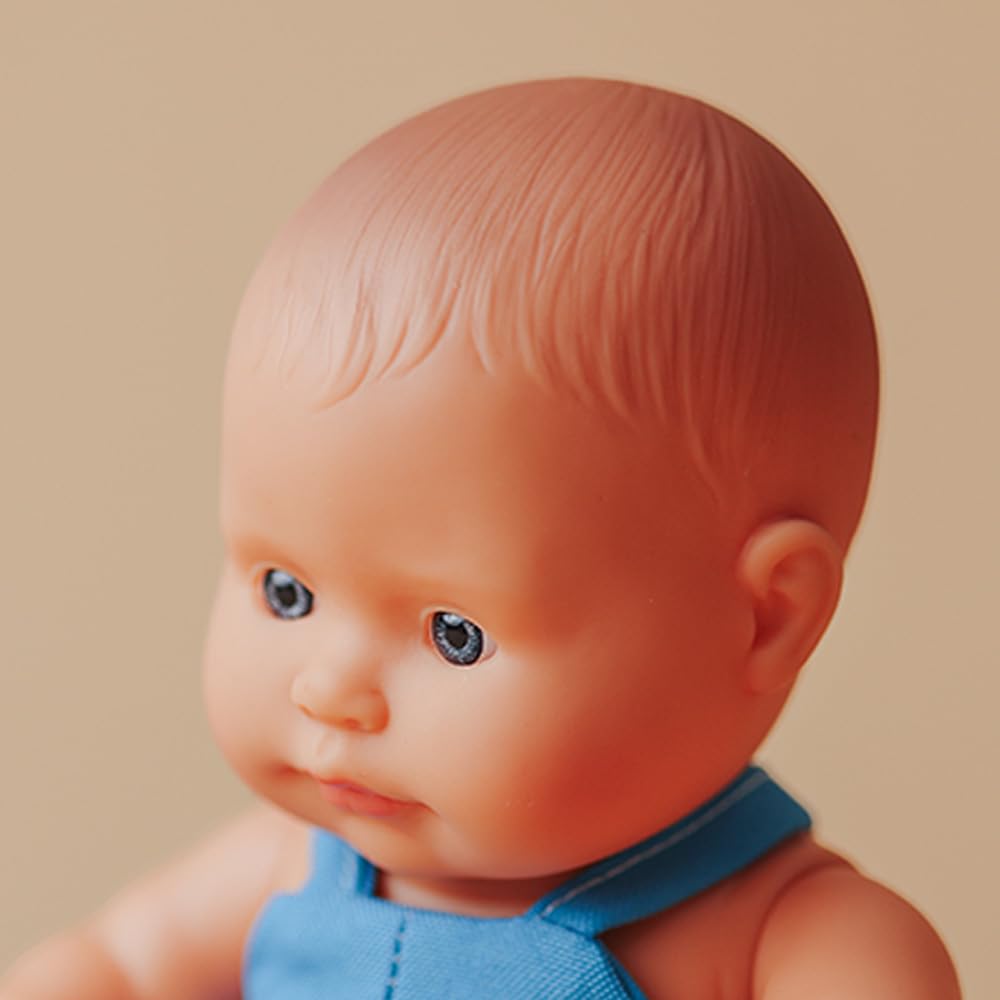 Miniland Baby Doll Caucasian Boy 21cm. Made in Spain with vanilla scent. Anatomically correct. My friends & Me collection - Image 4