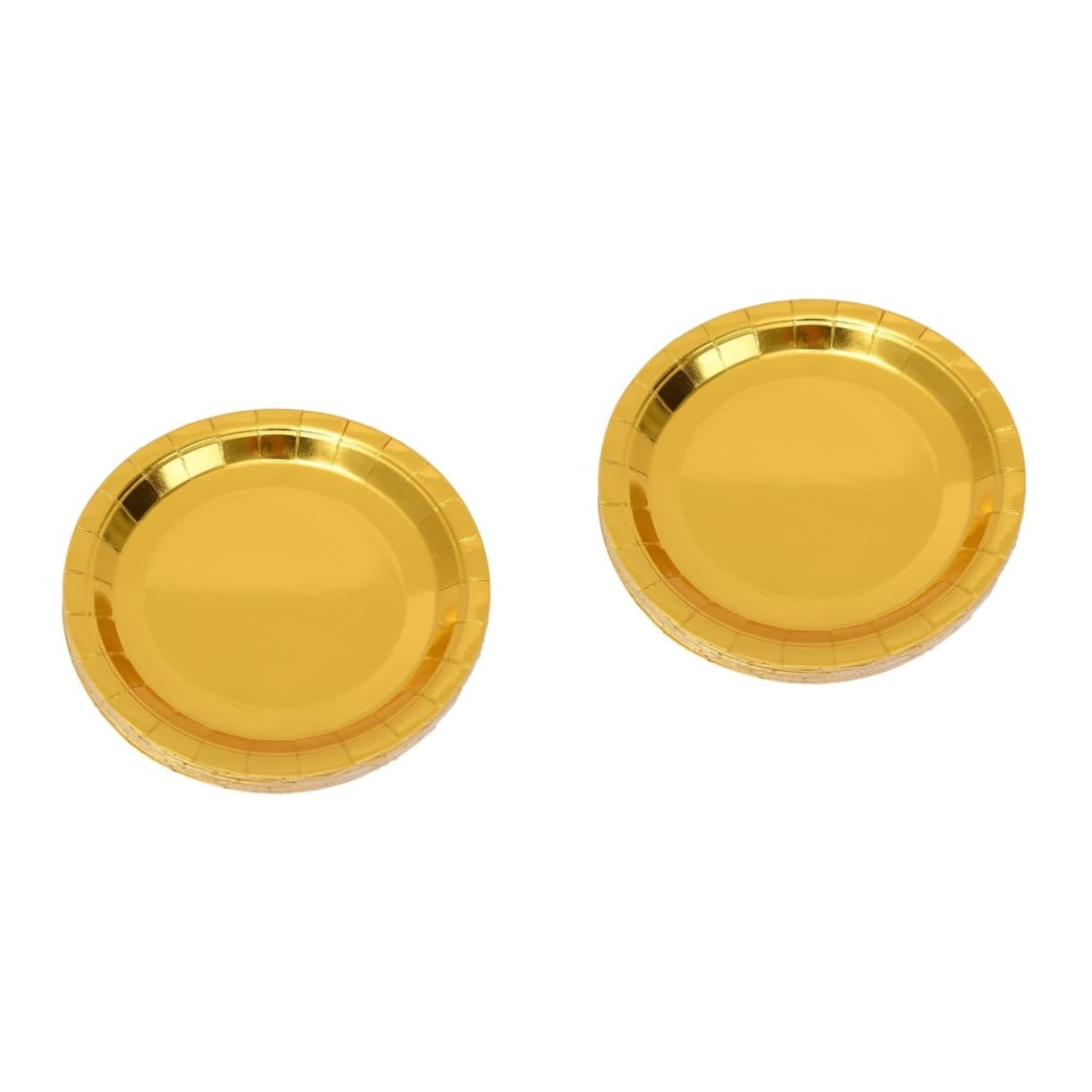2 Set Piatti Usa E Getta Per Compleanni Piatti Decorativi Rotondi Con Design Elegante Per Ricevimenti 25 Pezzi * 2