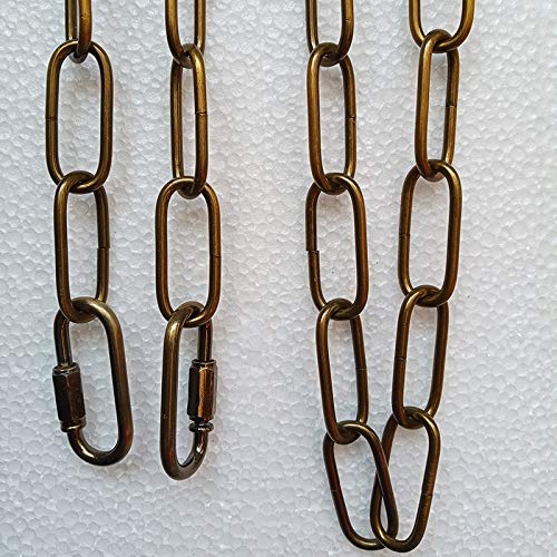 WOERFU 6 Feet Gold bronze Finish Pendant chandelier Light Fixture Hanging Lighting Chain