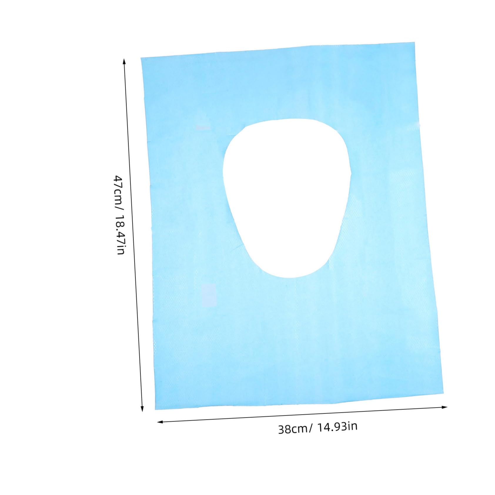 Unomor 18pcs Disposable Toilet Seat Cover Thick Toilet Pad Mat Portable Cushion for Adults Boys and Girls Home Outdoor