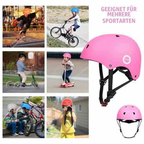 XJD Fahrradhelm für Kinder, Verstellbare Kinderhelm Skaterhelm Kinder Helm für Fahrrad Skateboard Scooter Roller Kinderfahrradhelm für 3-13… – Ansicht 2