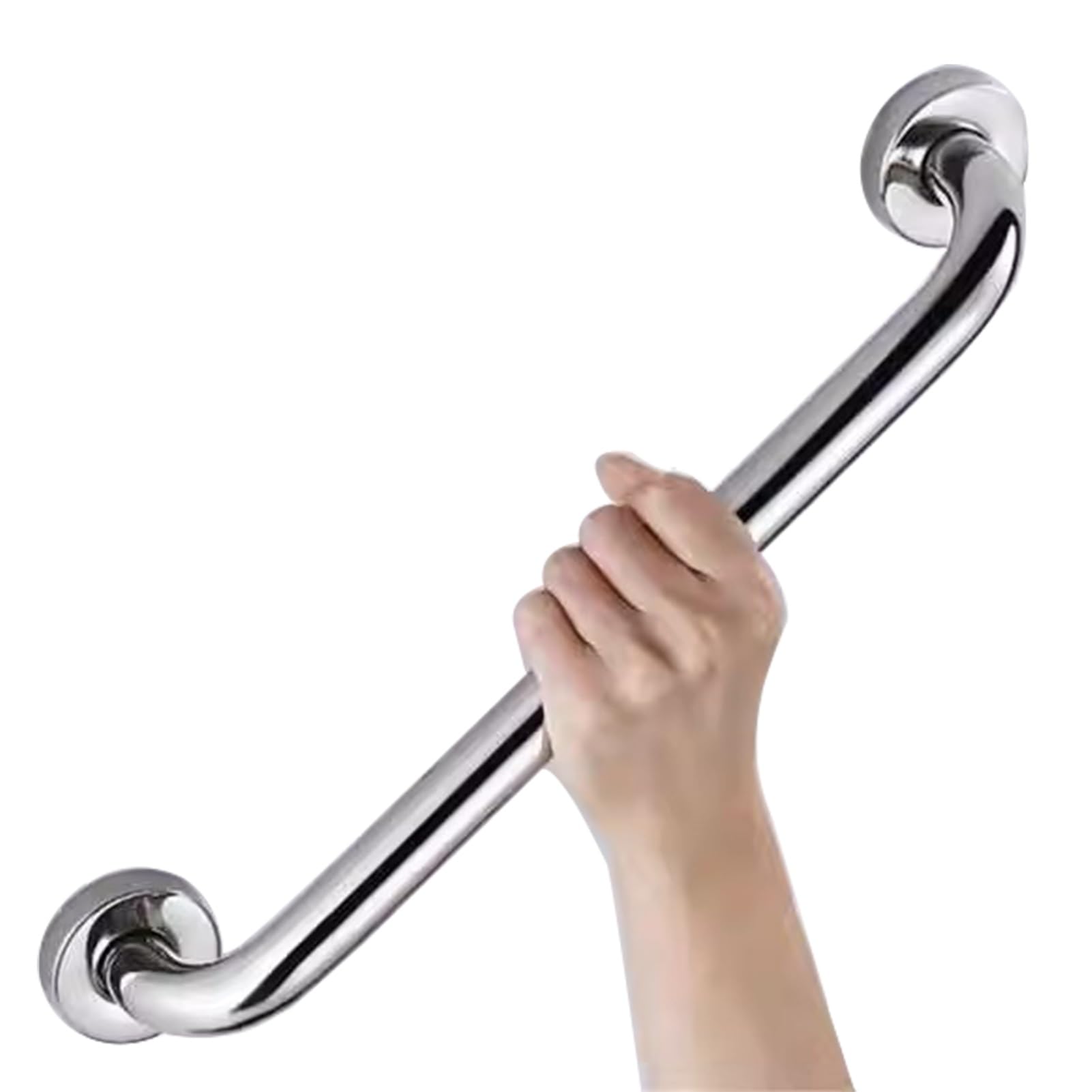 RRrawgff Stair Handrail Sturdy Wall Mount 304 Stainless Steel Hand Rail, Bathroom Safety Handle for Shower, Bathtub & Toilet - 1FT 2FT 3.3FT 4FT 5FT Non-Slip Grab Bar(1.3ft/40cm)