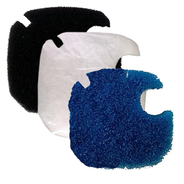 CWP Aqua One Ocellaris 850/ 850UV Triple Sponge Pack Filterwool Pad Black Blue Foam