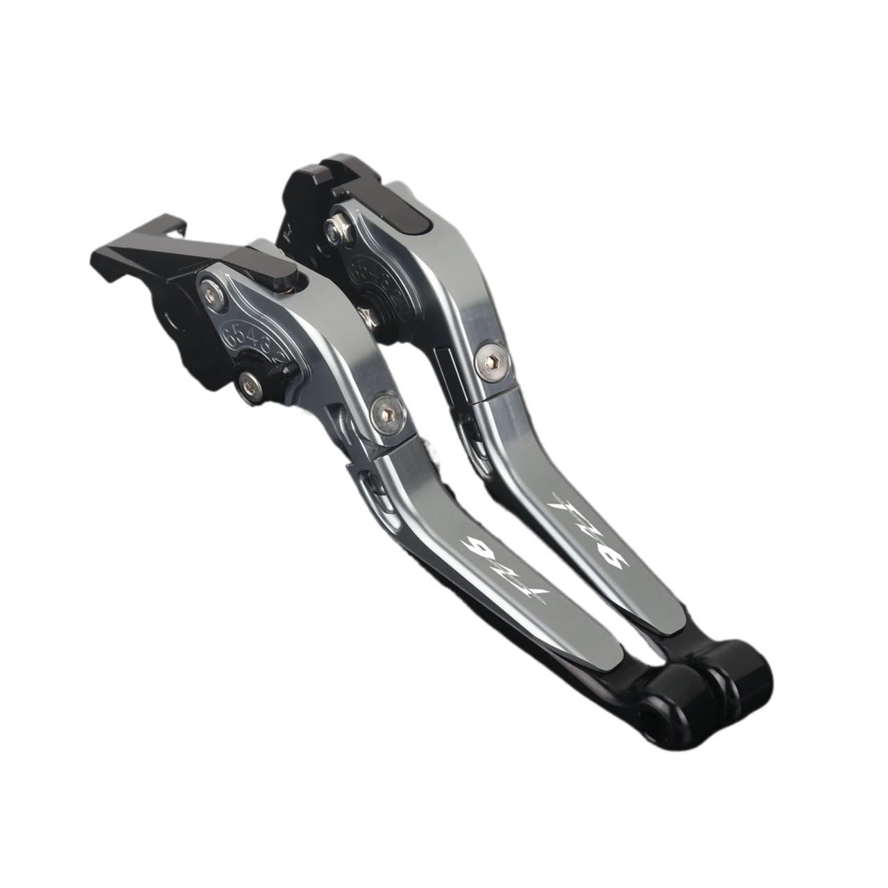 Zdgxfhsrh Sliver - Y Motorcycle Brake Clutch Levers For Ya&Maha Fz6 Fz-6 2004-2010 Fz 6 Motorcycle Bre Lever Clutch Set Adjustable Folding Handle Guard Levers(Sliver-Y)