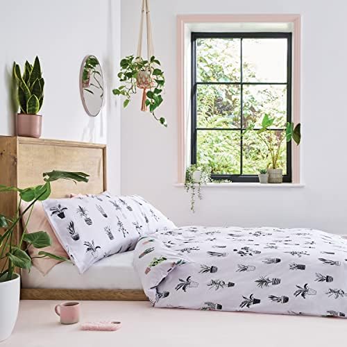 Sassy B Plant Babe Double Duvet Set Green