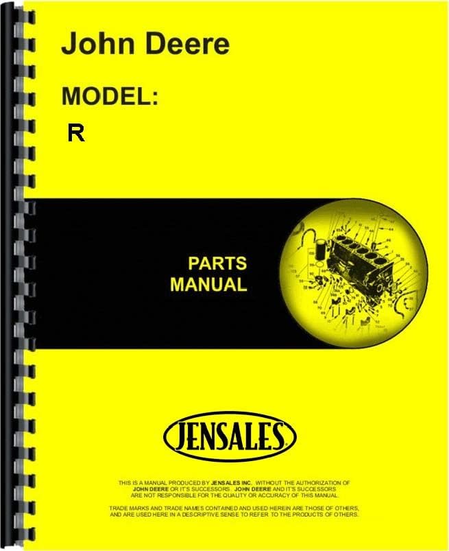 Jensales Parts Manual Compatible with John Deere R Manure Spreader
