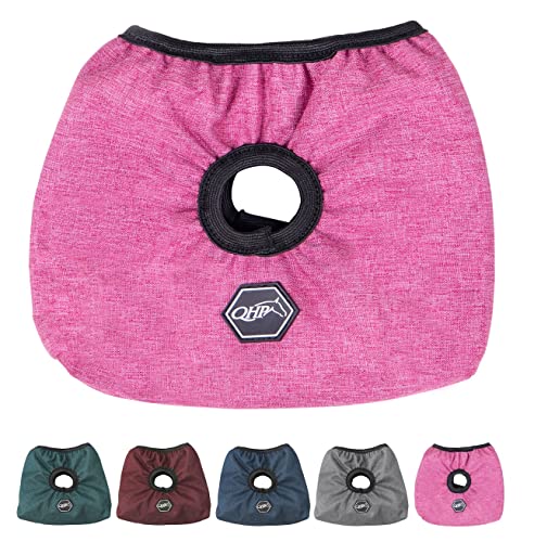 NETPROSHOP Steigbügelschoner mit Loch für Riemen und Fleecefutter zum Schutz des Sattels, Farbe:Pink