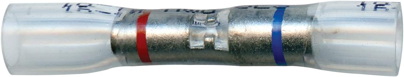 MonsterBolts - NSPA - Opti-Seal, Step Down Butt Connector, 22-18 AWG to 16-14 AWG, 50 Pack