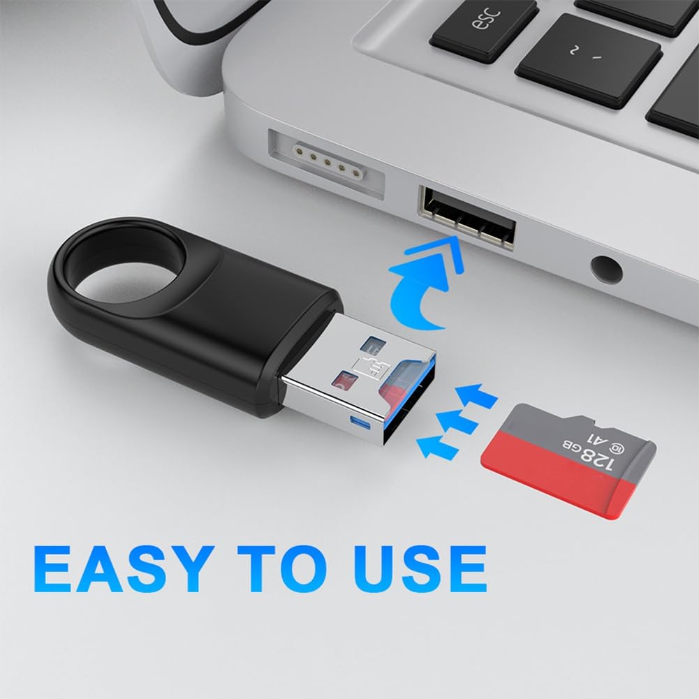 Lecteur De Carte TF/Micro-SD USB 3.0 - Adaptateur Haute Vitesse Pour PC/Ordinateur Portable