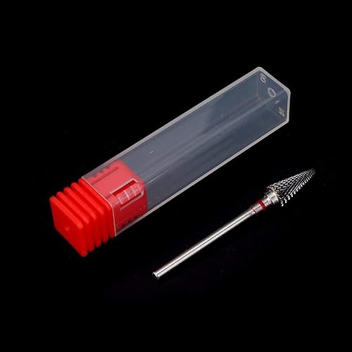 Miniatura 7 de ZJchao Brocas de uñas para uñas acrílicas, cabezal de pulido de lima, brocas de acero de tungsteno, brocas de uñas para pulir manicura, accesorio