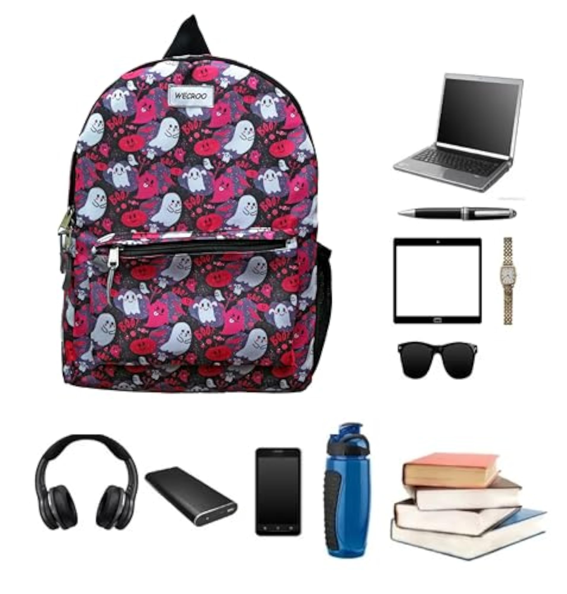 Stylish Pink Waterproof College Backpack for Girls & Women