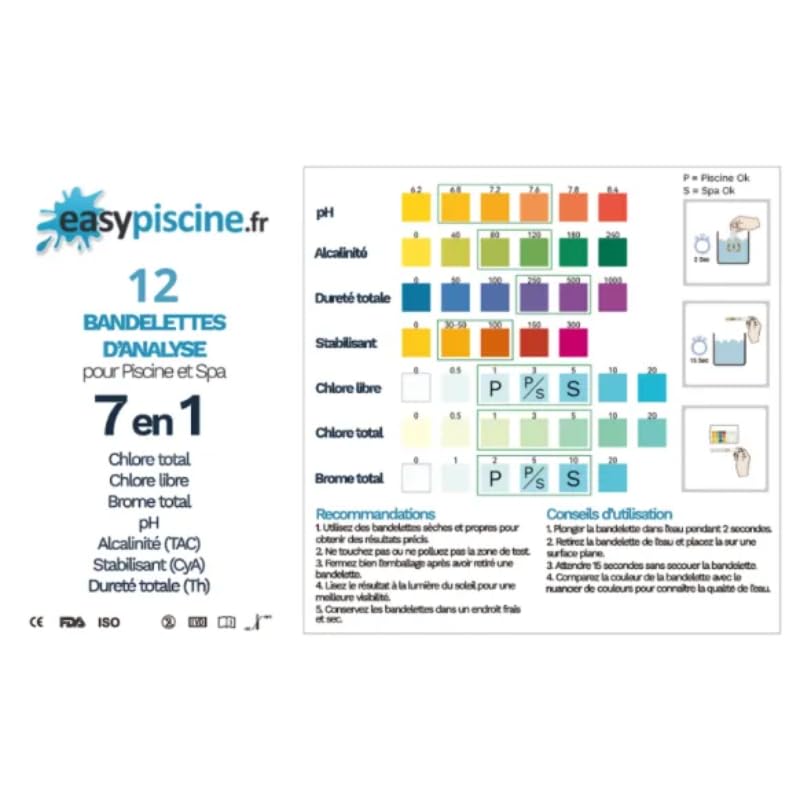 HTH Green to Blue Shock - Rattrapage Eau Verte - 5 l. + 12 Tests OFFERTS 7 en 1
