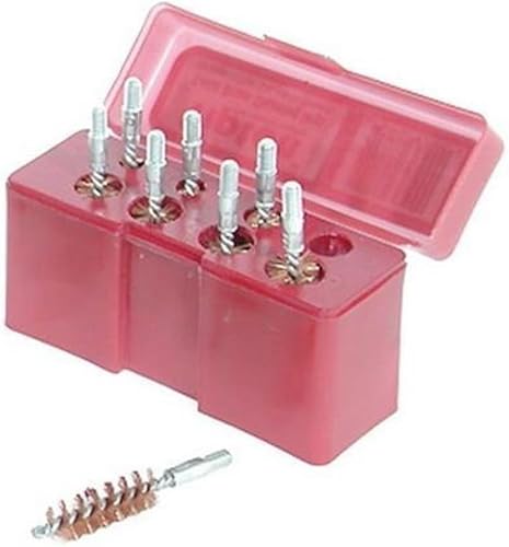 Miniatura 1 de Tipton Juego de 8 cepillos de bronce para pistola con calibre específico para limpieza y mantenimiento de pistolas y revólveres
