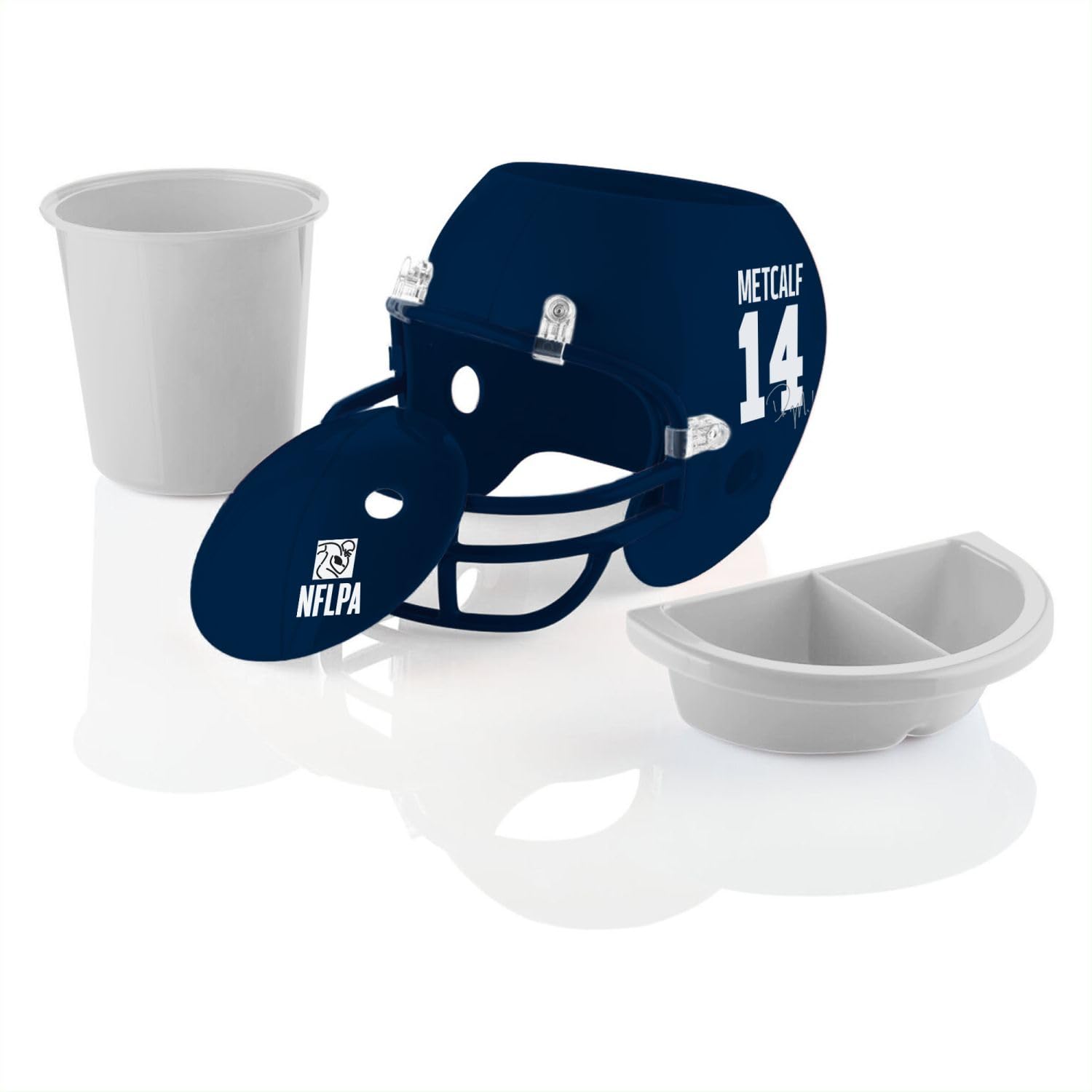 Seattle Seahawks NFLPA American Football Snack Helm Helmet ** D. K. Metcalf **
