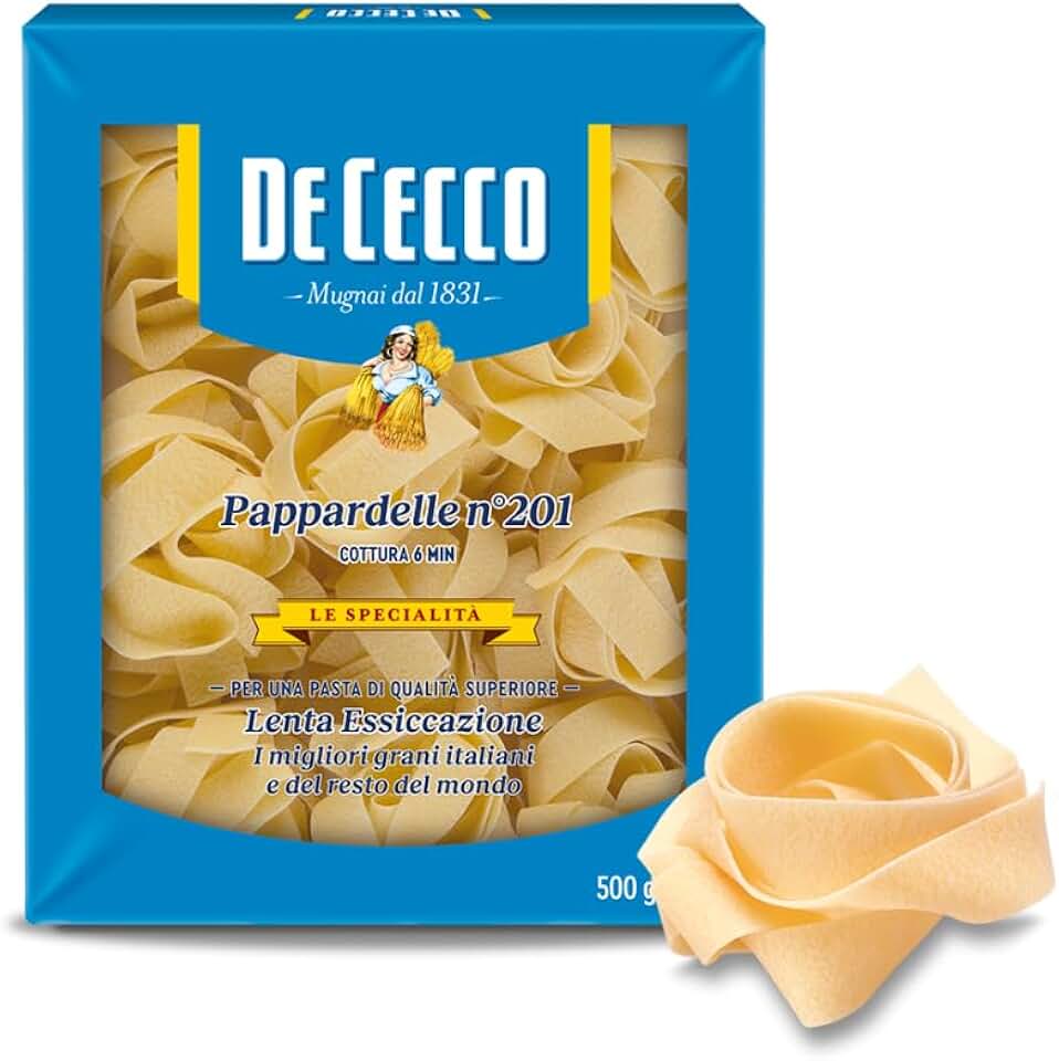 De Cecco Macarrão De Trigo Grano Duro Papardelle 201 De Cecco Pacote 500G