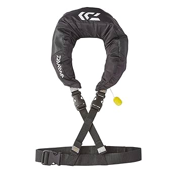 ダイワ 自動膨張式ライフジャケット ブラック ダイワ ライフジャケット 自動膨張式 釣り ウエストタイプ DF